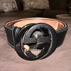 🚨🔥Authentic Classic Unisex Gucci Belt (includes dust bag), Black, Size: 38